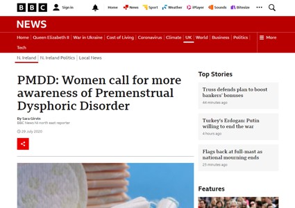 PMDD: Women call for more awareness of Premenstrual Dysphoric Disorder